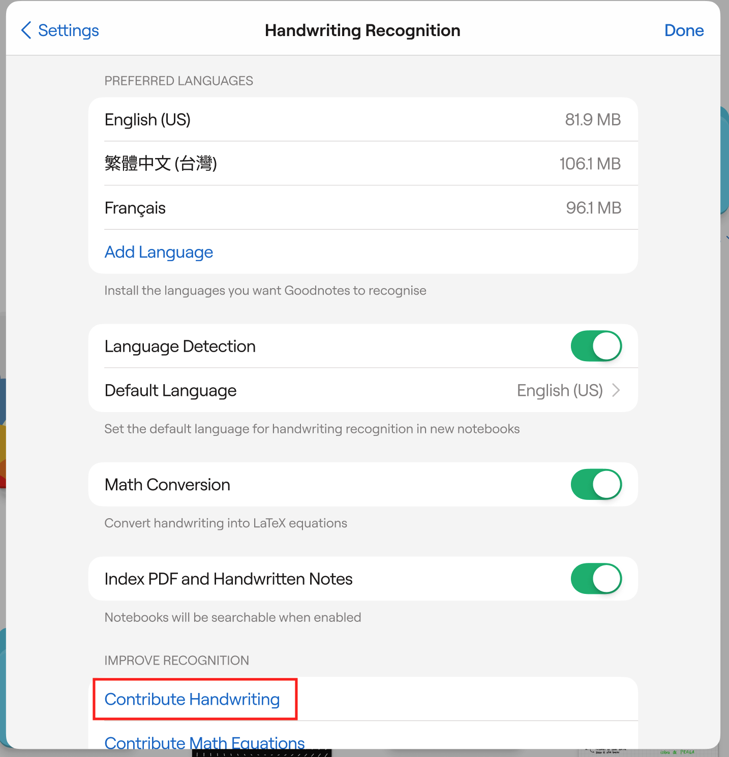 Handwriting Recognition
